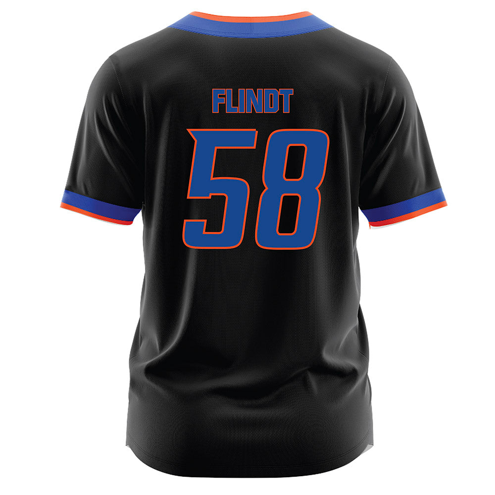 Boise State - NCAA Softball : Mya Flindt - Black Jersey-1