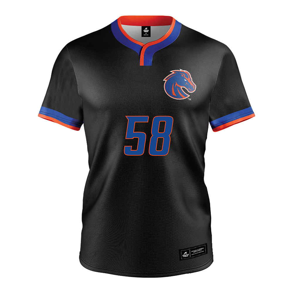 Boise State - NCAA Softball : Mya Flindt - Black Jersey-0