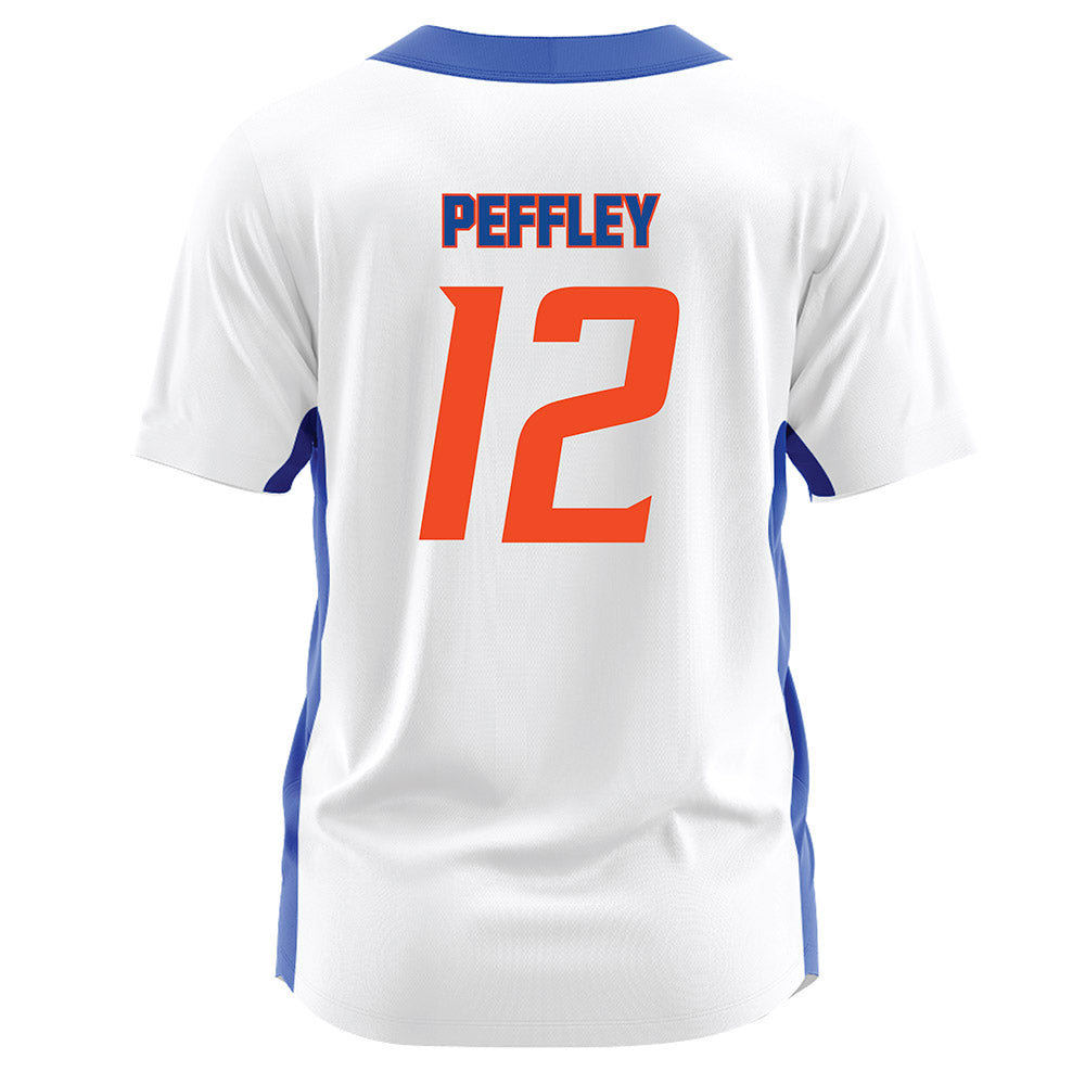 Boise State - NCAA Softball : Grace Peffley - White Jersey-1