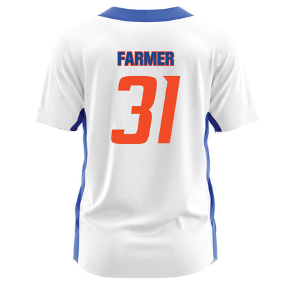 Boise State - NCAA Softball : Hollie Farmer - White Jersey-1