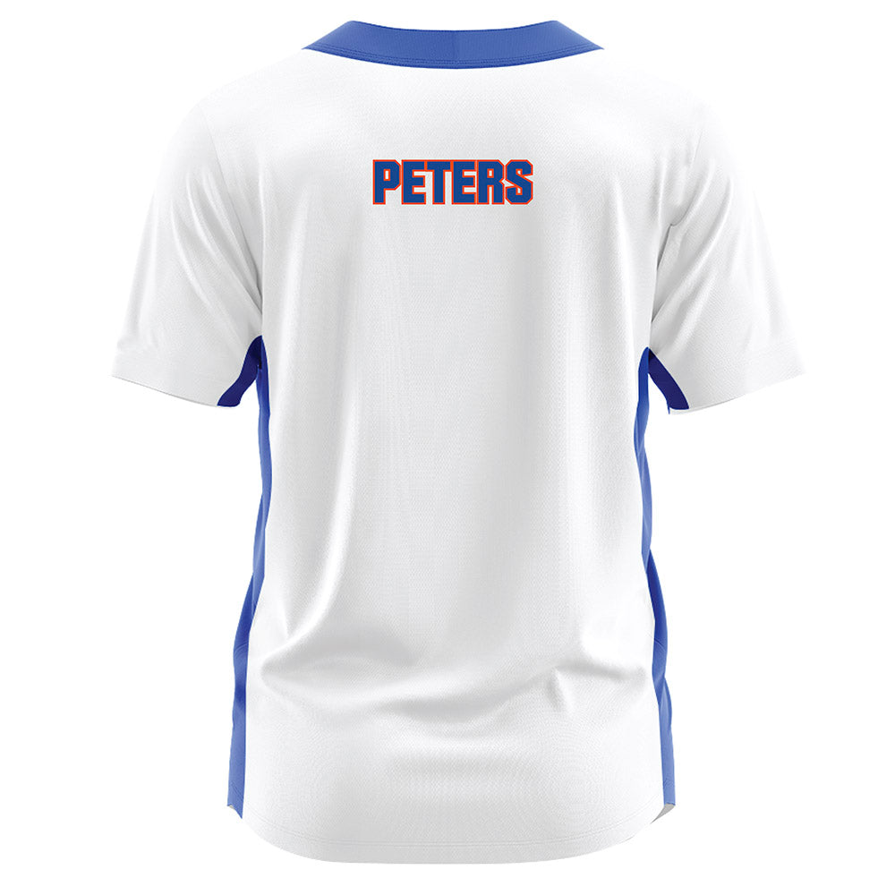 Boise State - NCAA Softball : Saige Peters - White Jersey-1