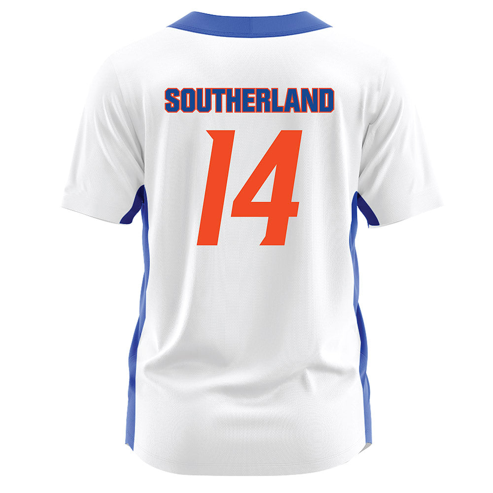 Boise State - NCAA Softball : Hailey Southerland - White Jersey-1