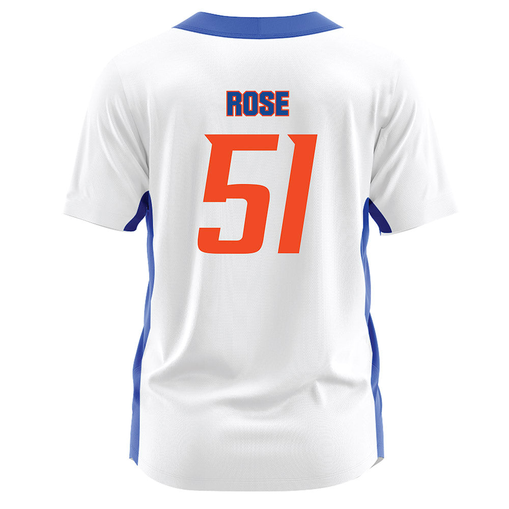 Boise State - NCAA Softball : Julianne Rose - White Jersey-1