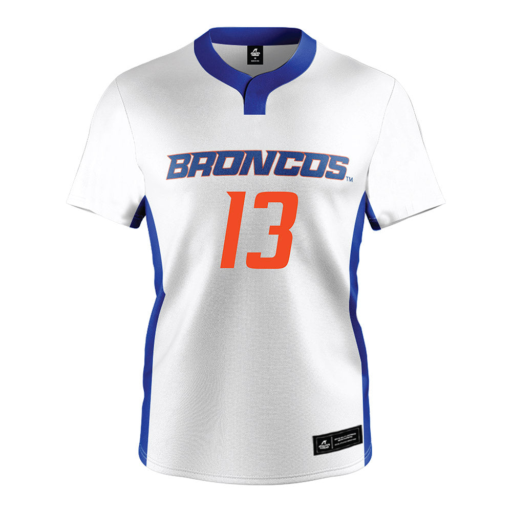 Boise State - NCAA Softball : Alyssa Flindt - White Jersey-0