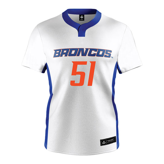 Boise State - NCAA Softball : Julianne Rose - White Jersey-0