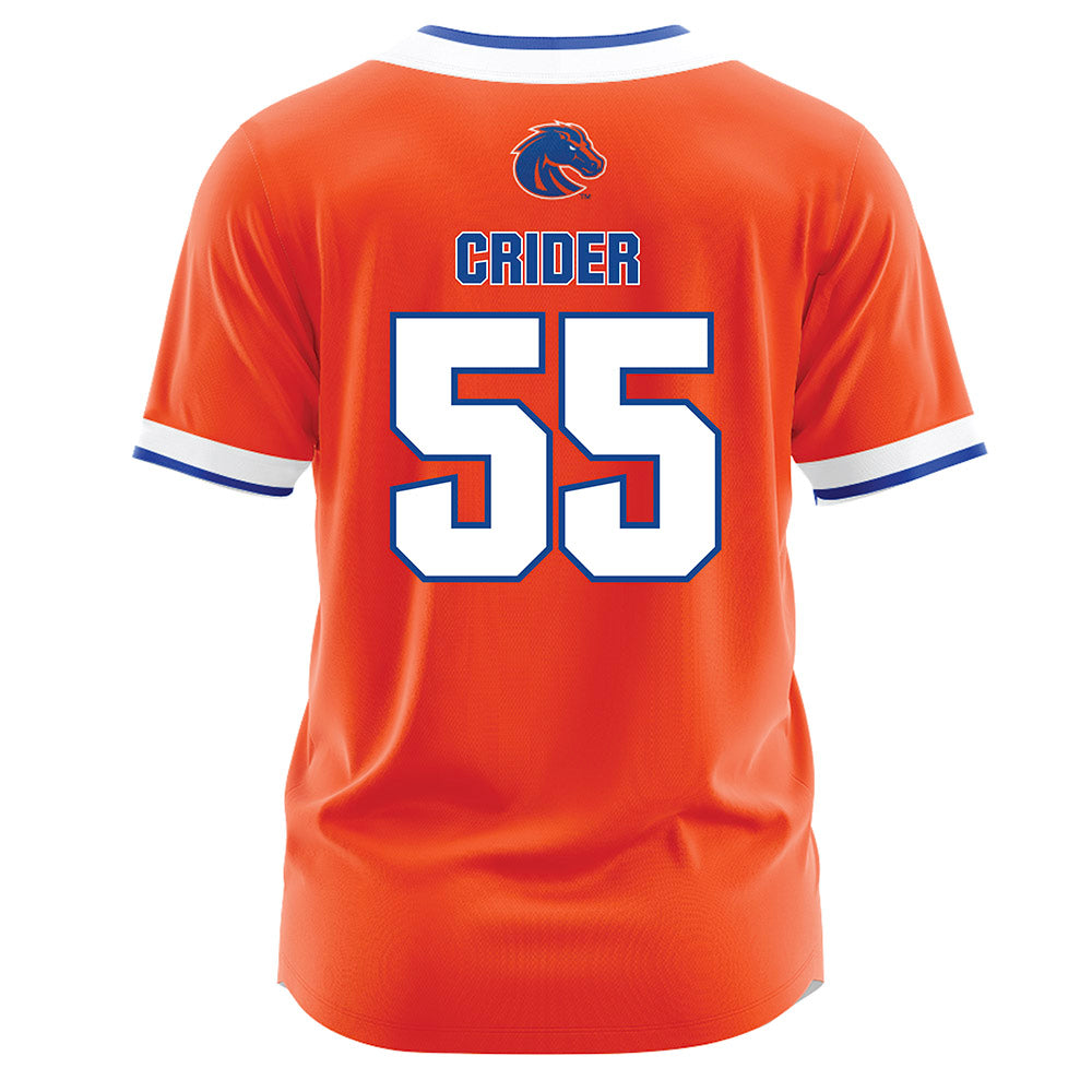 Boise State - NCAA Softball : Jorja Crider - Orange Jersey-1