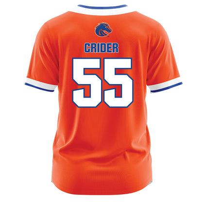 Boise State - NCAA Softball : Jorja Crider - Orange Jersey-1
