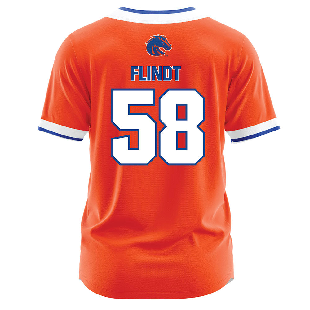 Boise State - NCAA Softball : Mya Flindt - Orange Jersey-1