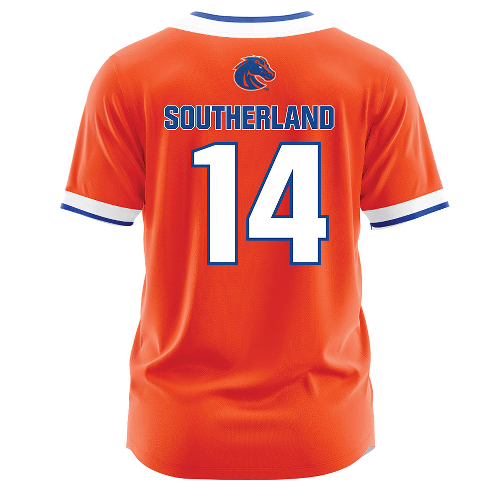 Boise State - NCAA Softball : Hailey Southerland - Orange Jersey-1