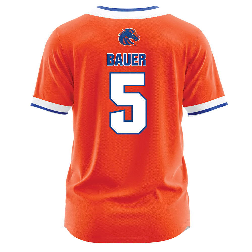 Boise State - NCAA Softball : Olivia Bauer - Orange Jersey-1