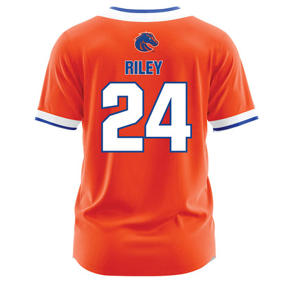 Boise State - NCAA Softball : Rustie Riley - Orange Jersey-1