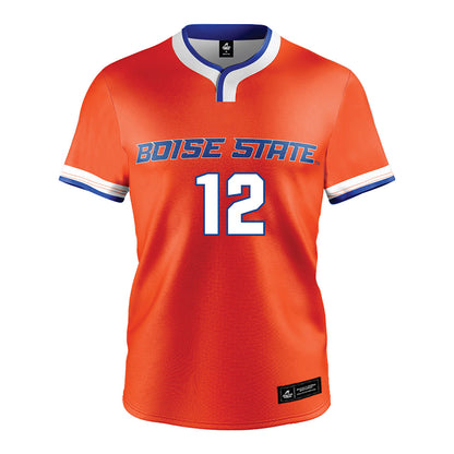 Boise State - NCAA Softball : Grace Peffley - Orange Jersey-0