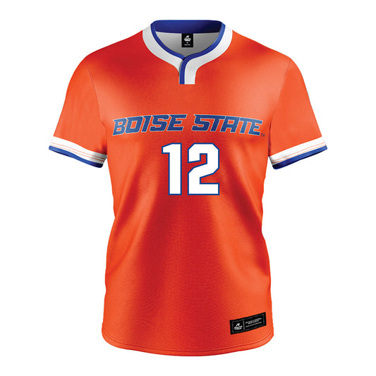 Boise State - NCAA Softball : Grace Peffley - Orange Jersey-0