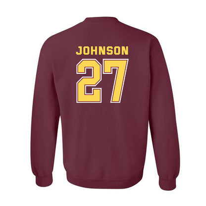 NSU - NCAA Football : Kale Johnson - Sports Shersey Crewneck Sweatshirt-1
