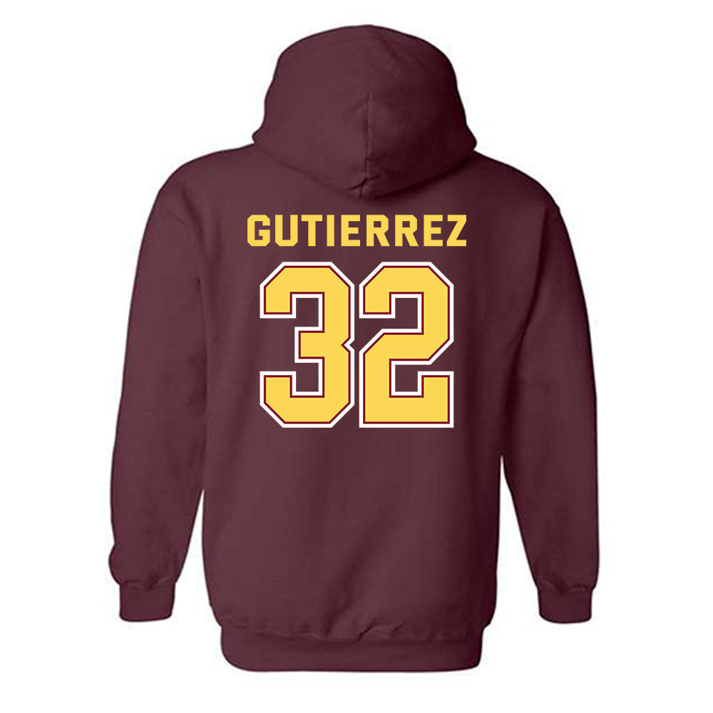 NSU - NCAA Football : Gabe Gutierrez - Sports Shersey Hooded Sweatshirt-1