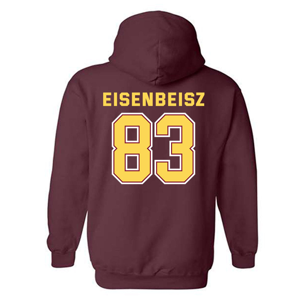 NSU - NCAA Football : Cooper Eisenbeisz - Sports Shersey Hooded Sweatshirt-1