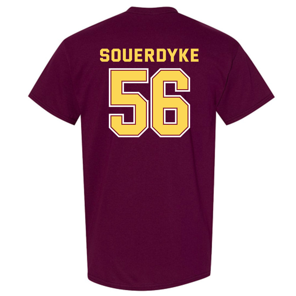 NSU - NCAA Football : Sam Souerdyke - Sports Shersey T-Shirt-1