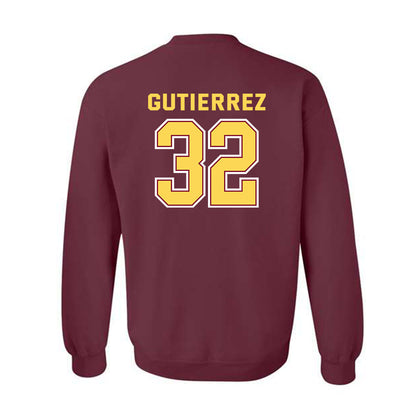 NSU - NCAA Football : Gabe Gutierrez - Sports Shersey Crewneck Sweatshirt-1