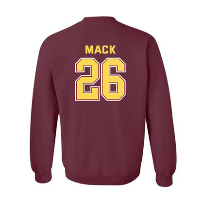 NSU - NCAA Football : Malachi Mack - Sports Shersey Crewneck Sweatshirt-1