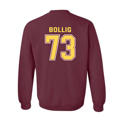 NSU - NCAA Football : Marek Bollig - Sports Shersey Crewneck Sweatshirt-1