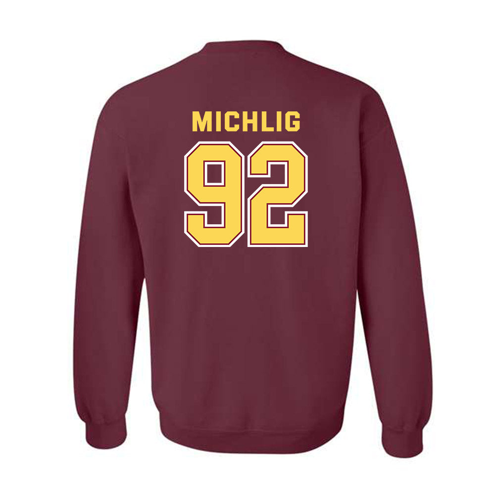 NSU - NCAA Football : Landon Michlig - Sports Shersey Crewneck Sweatshirt-1