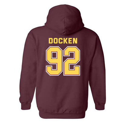 NSU - NCAA Football : Keaton Docken - Sports Shersey Hooded Sweatshirt-1
