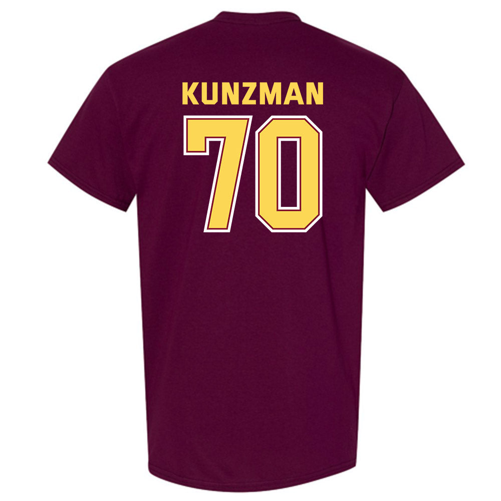 NSU - NCAA Football : Jeffrey Kunzman - Sports Shersey T-Shirt-1