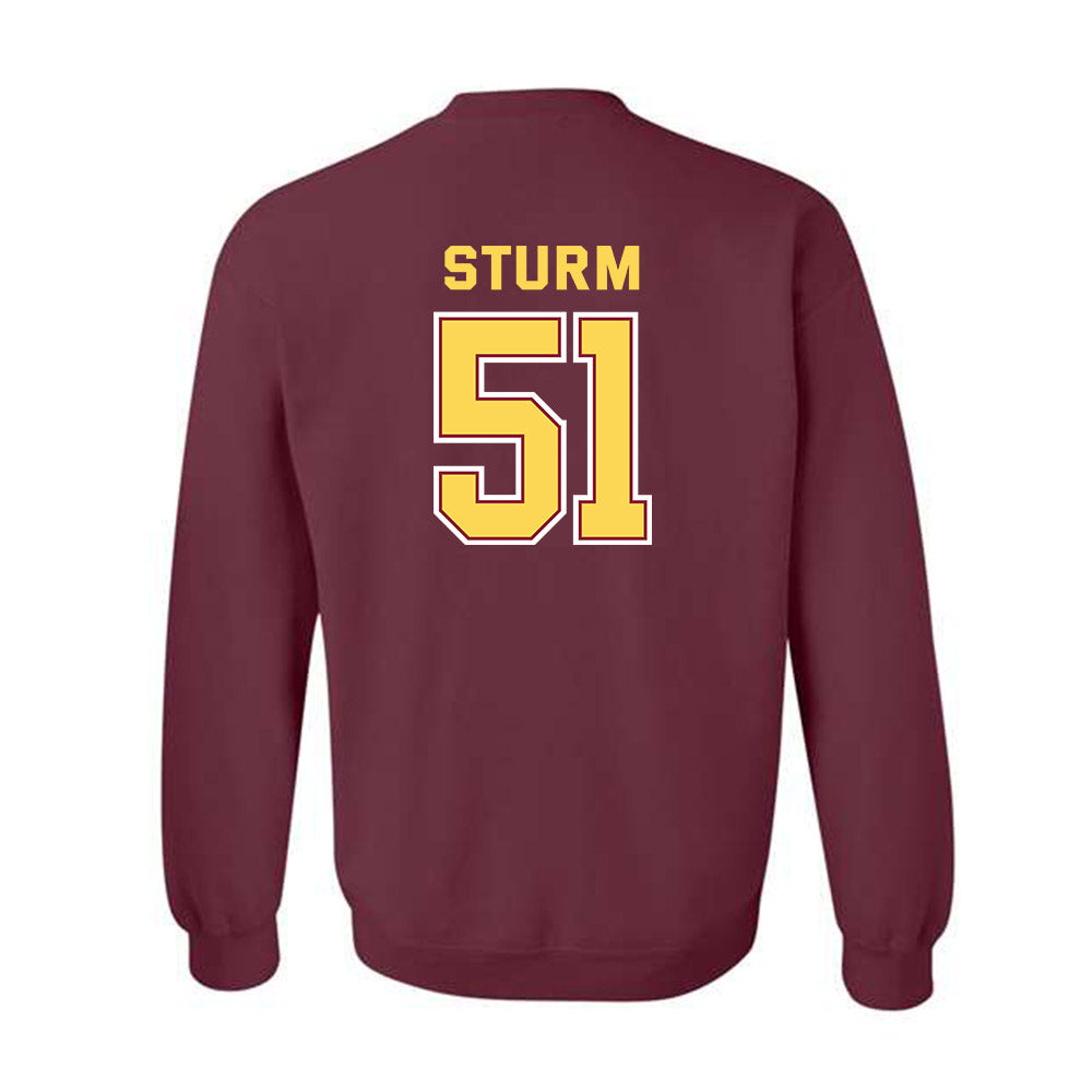 NSU - NCAA Football : Chase Sturm - Sports Shersey Crewneck Sweatshirt