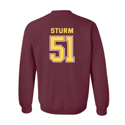 NSU - NCAA Football : Chase Sturm - Sports Shersey Crewneck Sweatshirt