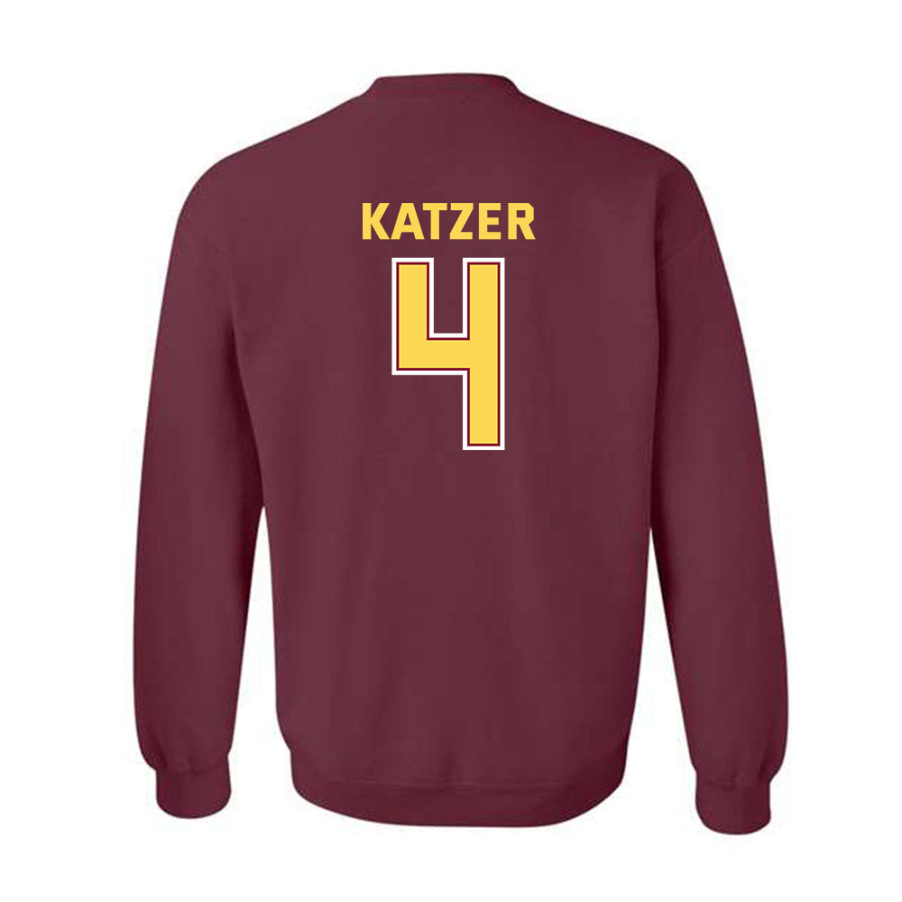NSU - NCAA Football : Boston Katzer - Sports Shersey Crewneck Sweatshirt-1