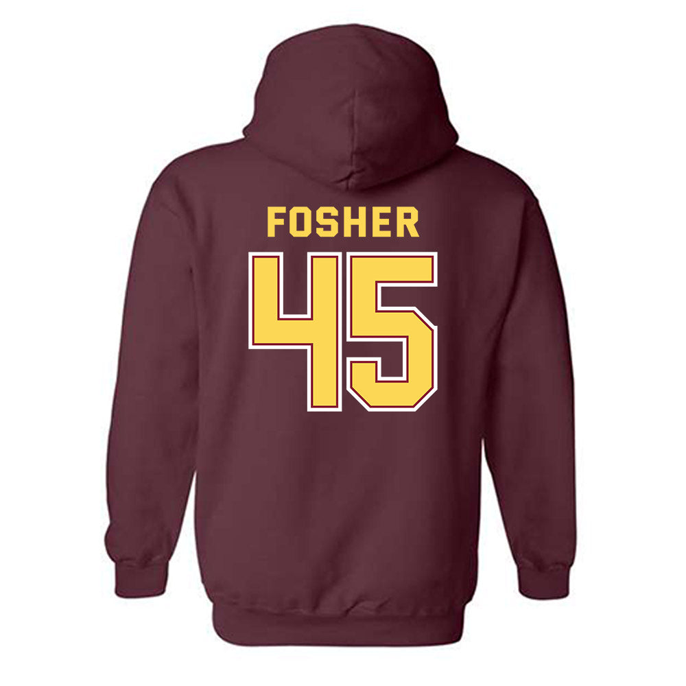 NSU - NCAA Football : Cooper Fosher - Sports Shersey Hooded Sweatshirt-1