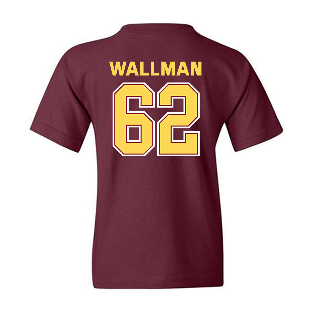 NSU - NCAA Football : Conner Wallman - Sports Shersey Youth T-Shirt-1