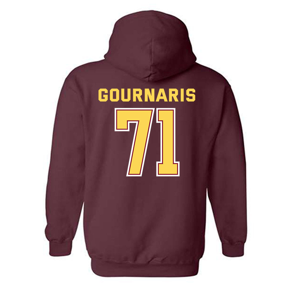 NSU - NCAA Football : Jayden Gournaris - Sports Shersey Hooded Sweatshirt-1