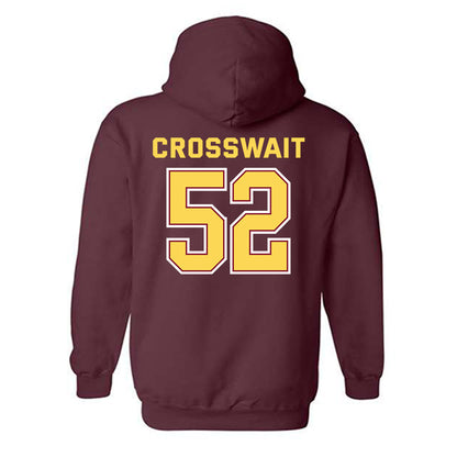 NSU - NCAA Football : Tate Crosswait - Sports Shersey Hooded Sweatshirt