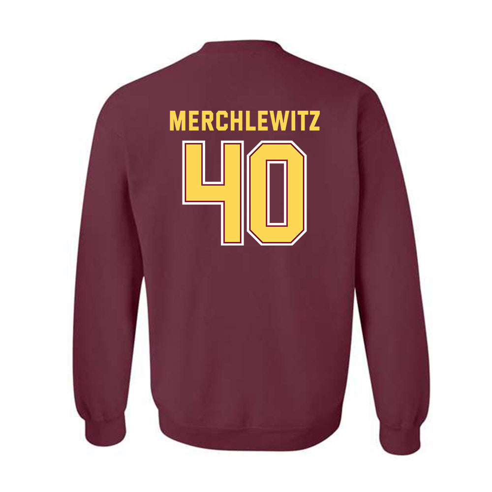 NSU - NCAA Football : Jake Merchlewitz - Sports Shersey Crewneck Sweatshirt-1