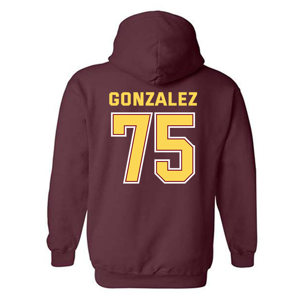 NSU - NCAA Football : Felipe Gonzalez - Sports Shersey Hooded Sweatshirt-1