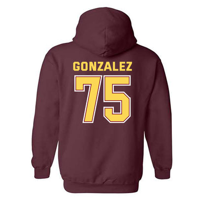 NSU - NCAA Football : Felipe Gonzalez - Sports Shersey Hooded Sweatshirt-1
