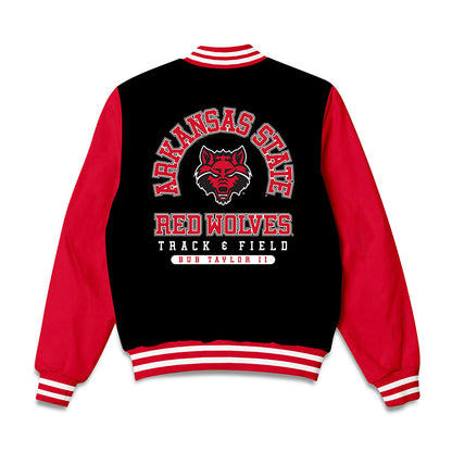 Arkansas State - NCAA Men's Track & Field : Bub Taylor II - Bomber Jacket-1