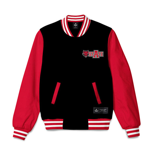 Arkansas State - NCAA Women's Track & Field : Queen Usunobun - Bomber Jacket-0