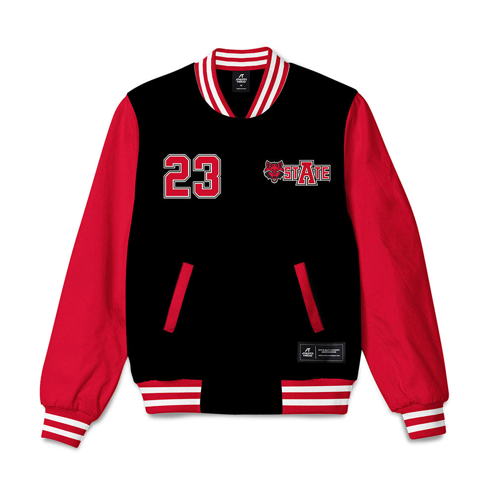 Arkansas State - NCAA Baseball : Tyler Herb - Bomber Jacket-0