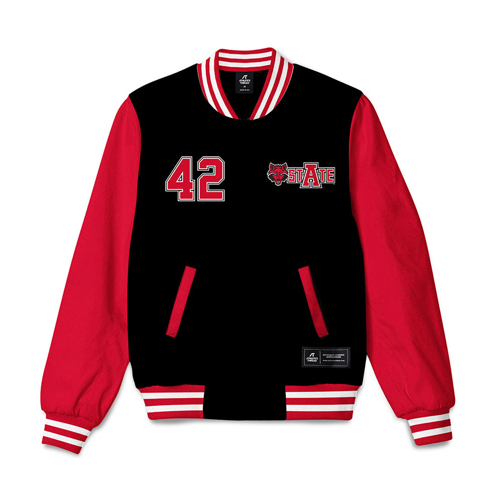 Arkansas State - NCAA Women's Bowling : Karli Vanduinen - Bomber Jacket