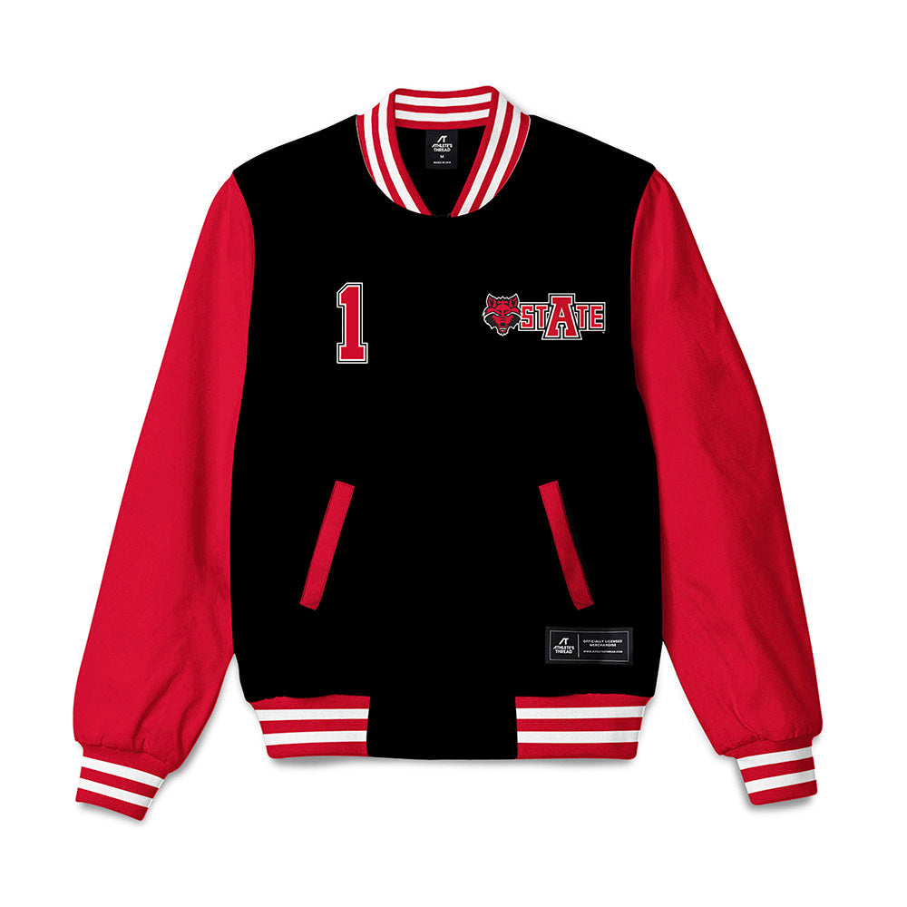 Arkansas State - NCAA Football : Braden Jackson - Bomber Jacket-0
