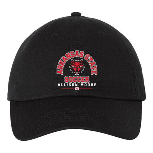 Arkansas State - NCAA Women's Soccer : Allison Moore - Dad Hat