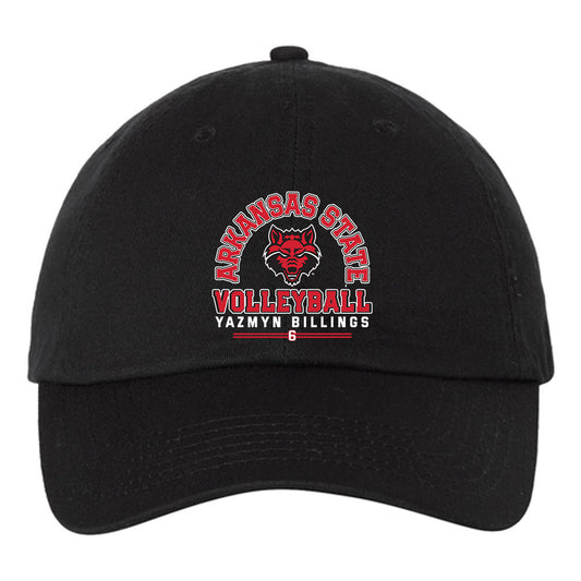 Arkansas State - NCAA Women's Volleyball : Yazmyn Billings - Dad Hat