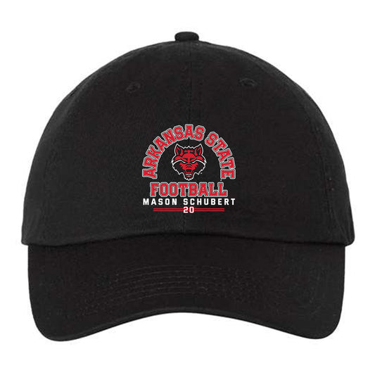 Arkansas State - NCAA Football : Mason Schubert - Dad Hat-0