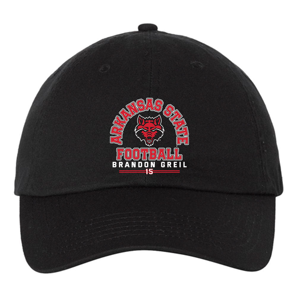 Arkansas State - NCAA Football : Brandon Greil - Dad Hat