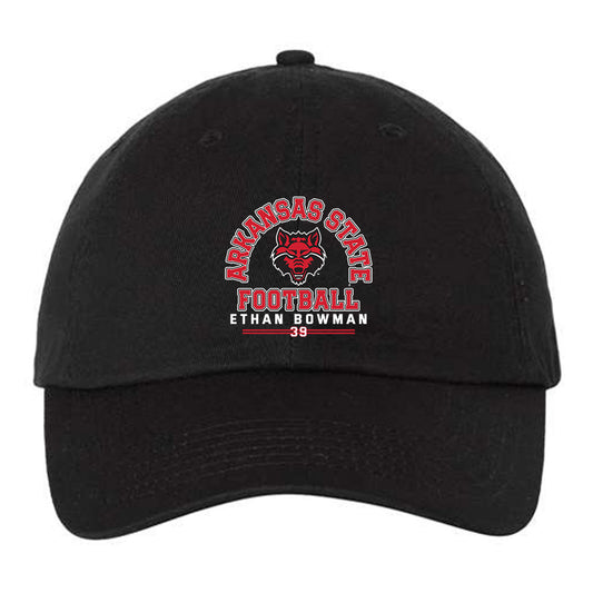 Arkansas State - NCAA Football : Ethan Bowman - Dad Hat-0