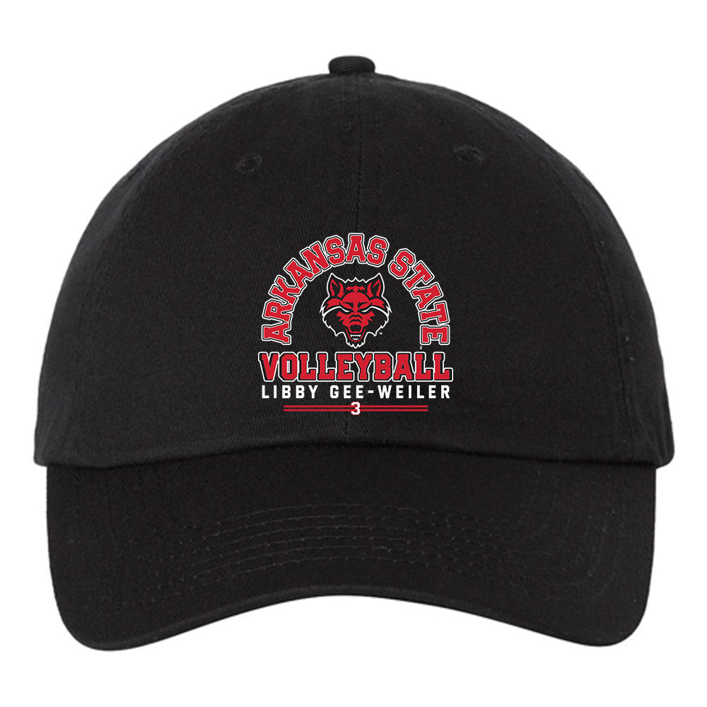 Arkansas State - NCAA Women's Volleyball : Libby Gee-Weiler - Dad Hat
