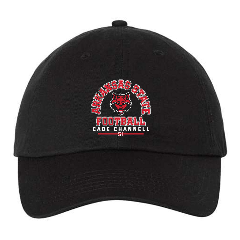 Arkansas State - NCAA Football : Cade Channell - Dad Hat-0
