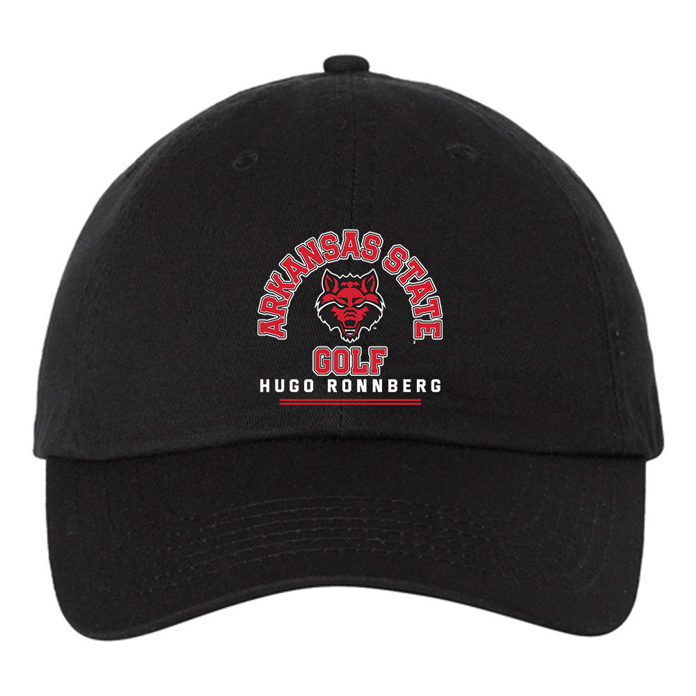 Arkansas State - NCAA Men's Golf : Hugo Ronnberg - Dad Hat